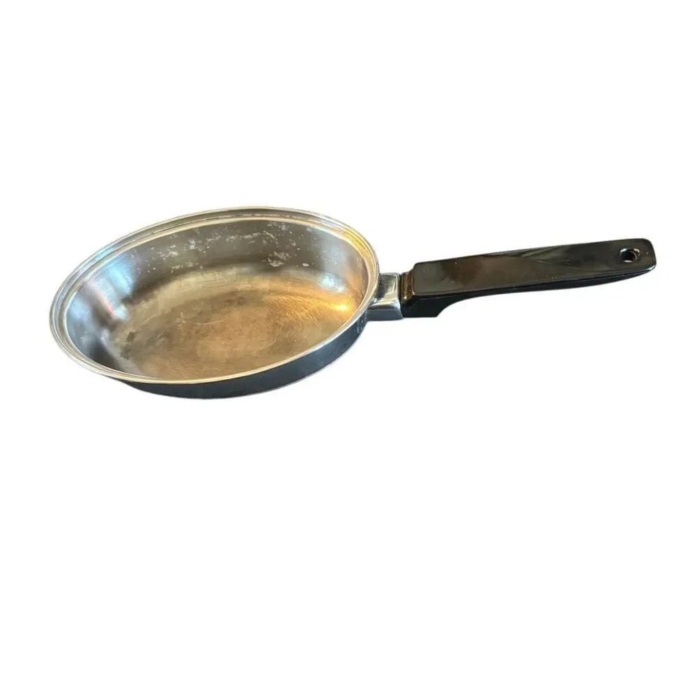 Ekcoware Stainless Steel With Thick Copper Bottom Oval Frying Pan